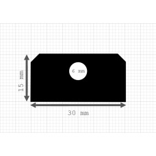 Luikenpakking | EPDM | 30 x 15 mm